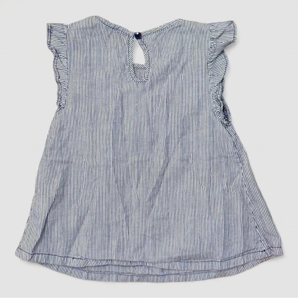 7 For All Mankind White Denim Pants & Harper Canyon Ruffle Top – 4T Outfit - Picture 2 of 5